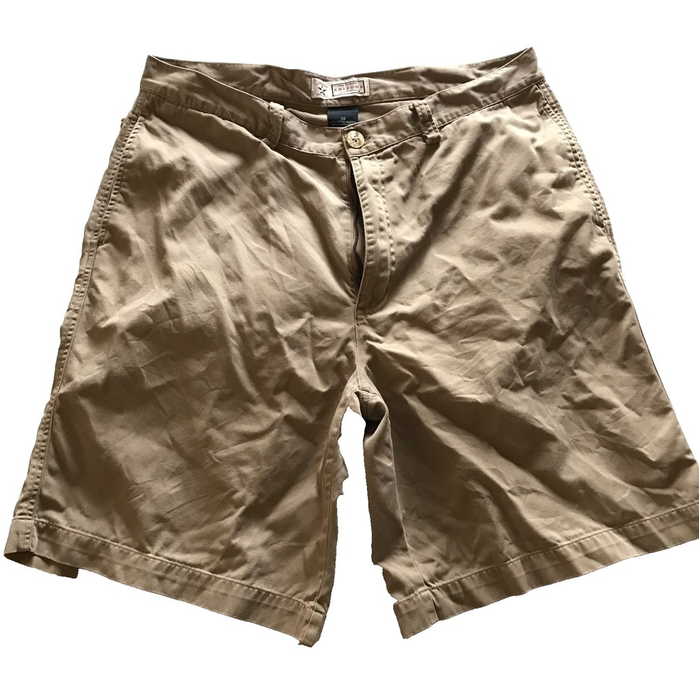 Arizona Jean Co Chino Shorts Khaki Beige Size 38